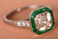 Asscher-Cut Diamond Ring at 1stDibs
