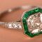 Asscher-Cut Diamond Ring at 1stDibs