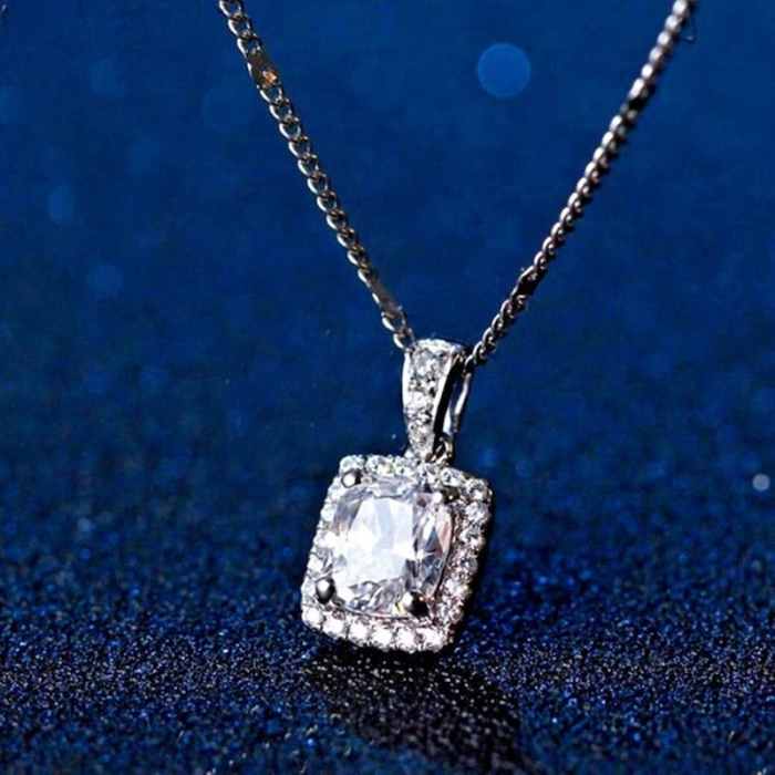Halo Cushion Cut - Etsy Cushion cut with halo setting