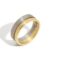 Two-tone diamond ring